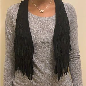 Suede vest